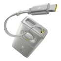Powerbank Free2Pull 10000mAh 30W z portem USB-C i rozwijanym kablem USB-C - szary
