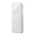 Powerbank JR-PBF12 10000mAh 2.4A 2x USB-A 1x USB-C - biały