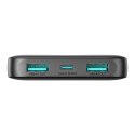 Powerbank JR-PBF12 10000mAh 2.4A 2x USB-A 1x USB-C - czarny