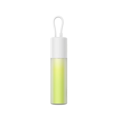 Powerbank Popsicle 5200mAh 20W z kablem Lightning 60W/20V/3A/30cm - biało-zielony