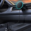 Uchwyt samochodowy na iPhone z ładowarką indukcyjną 15W na kratkę nawiewu - czarny