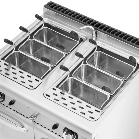 Warnik do makaronu makaroniarka na gaz propan butan / LPG / ziemny 4 x 4 kW