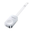 Ładowarka bezprzewodowa do Apple Watch 5W- srebrna