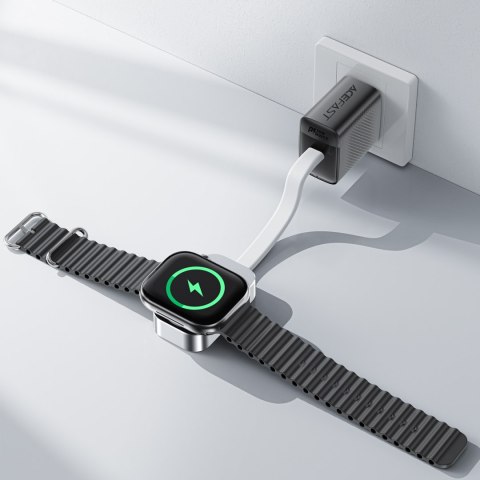 Ładowarka bezprzewodowa do Apple Watch 5W- srebrna
