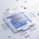 Ładowarka sieciowa GaN 30W USB-A - USB-C z kablem USB-C - biała