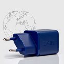 Ładowarka sieciowa GaN z Power Delivery 20W - niebieska
