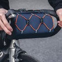 Torba rowerowa mocowana na kierownicę 2.2 l - niebieska