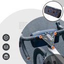 Torba rowerowa mocowana na kierownicę 2.2 l - niebieska
