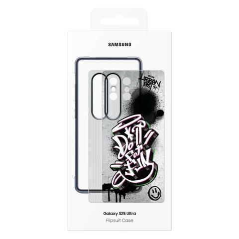 Etui silikonowe Samsung Flipsuit Case Rugged do Samsung Galaxy S25 Ultra - czarne