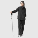 Kij kijek trekkingowy nordic walking aluminiowy 110 - 130 cm brązowy - 1 szt.