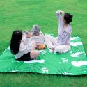 Mata piknikowa koc wodoodporny turystyczny 2 x 2 m - zielona