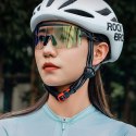 Okulary rowerowe fotochromowe z filtrem UV i wkładką korekcyjną - przezroczyste fioletowe