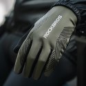 Rękawiczki rowerowe amortyzujące pełne rozmiar XL - zielone