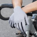Rękawiczki rowerowe oddychające pełne rozmiar M - zielone