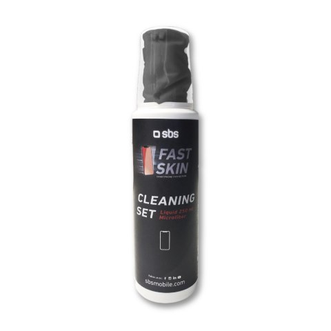 ZESTAW Płyn do czyszczenia ekranów smartfonów z mikrofibrą 250 ml