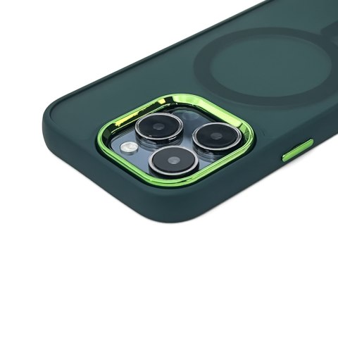 Etui na Samsung Galaxy S24 FE Fashion Case z MagSafe - zielone