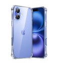 Etui ochronne na iPhone 16 Plus Bright Cushion CA101 - przezroczyste