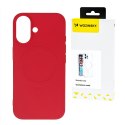 Etui pokrowiec na Samsung Galaxy S24 FE Liquid Silicone Case MagSafe - czerwone