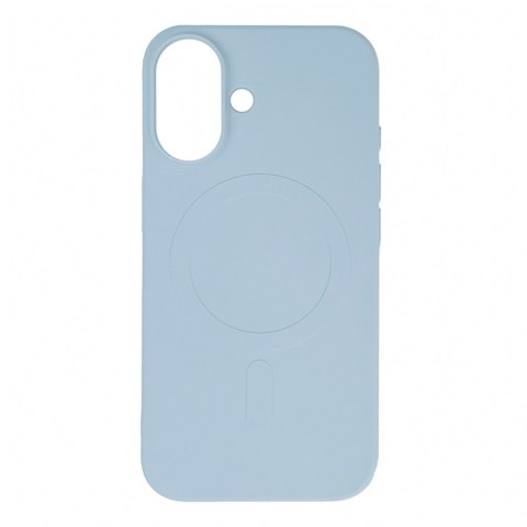 Etui pokrowiec na Samsung Galaxy S24 FE Liquid Silicone Case MagSafe - jasnoniebieskie