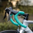 Owijka na kierownicę rowerową z pianki EVA wzór Power - biała