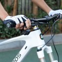 Rękawiczki kolarskie rowerowe MTB rozmiar S - biało-czarne