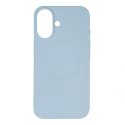 Silikonowe etui na Samsung Galaxy S24 FE Silicone Case MagSafe - niebieskie