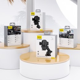 Uchwyt samochodowy na smartfona F2N+ z przyssawką grawitacyjny 360 stopni - czarny
