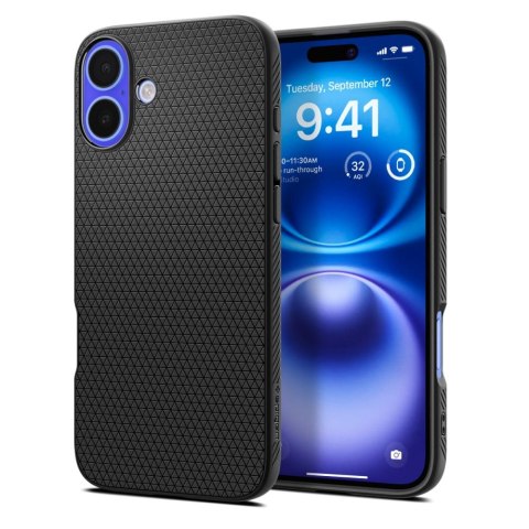 Etui case na iPhone 16 Liquid Air - czarne