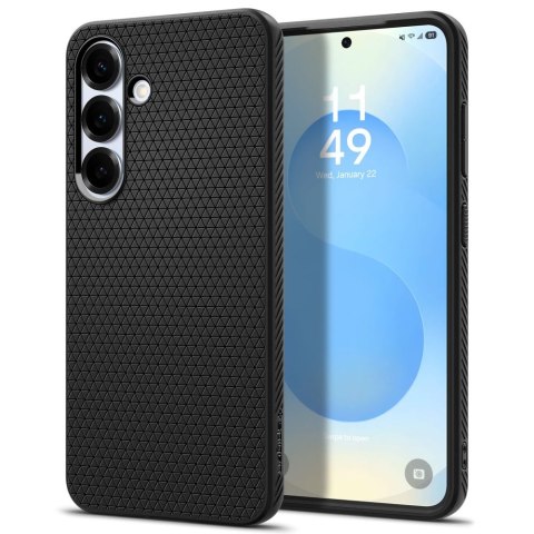 Etui na Samsung Galaxy S25 Liquid Air - czarny-mat