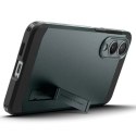 Etui case na Samsung Galaxy S25 Edge Tough Armor MagSafe - zielono-czarne