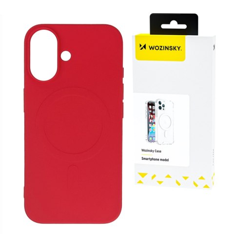 Etui case na Samsung Galaxy S25 Ultra Liquid Silicone Case MagSafe - czerwone
