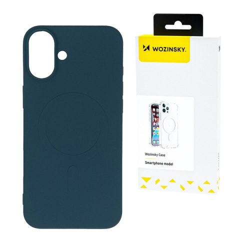 Etui na Samsung Galaxy S25 Liquid Silicone Case MagSafe - niebieskie