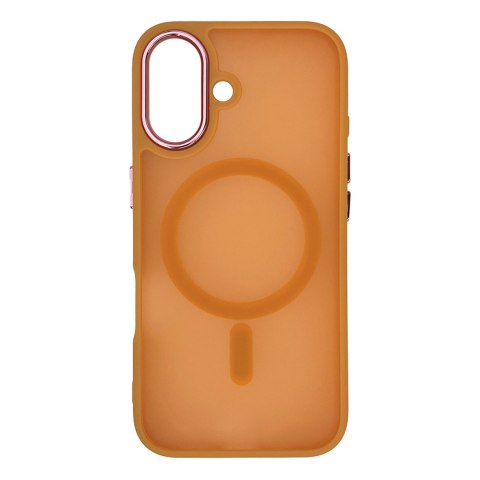 Etui plecki na Samsung Galaxy S25 Fashion Case MagSafe - pomarańczowe
