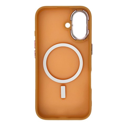 Etui plecki na Samsung Galaxy S25 Fashion Case MagSafe - pomarańczowe