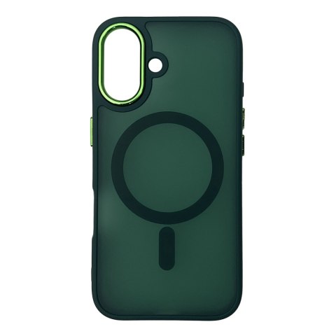 Etui plecki na Samsung Galaxy S25 Fashion Case MagSafe - zielone