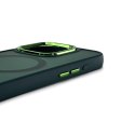Etui plecki na Samsung Galaxy S25 Fashion Case MagSafe - zielone