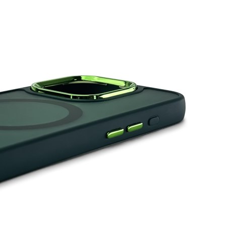 Etui plecki na Samsung Galaxy S25 Fashion Case MagSafe - zielone