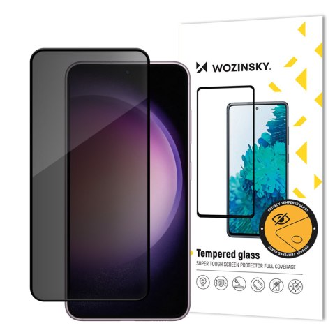 Szkło hartowane prywatyzujące na Samsung Galaxy S24+ z filtrem anti-spy Privacy Glass