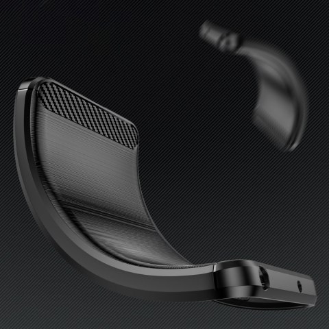 Etui elastyczne silikonowe na Google Pixel 10 Carbon Case - czarne