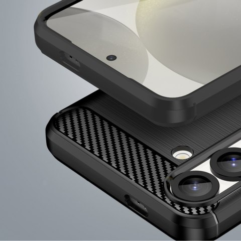 Etui elastyczne silikonowe na Xiaomi 15 Carbon Case - czarne