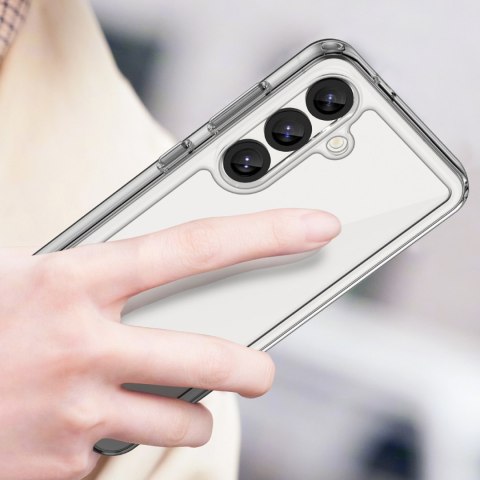 Etui z żelową ramką na Xiaomi Poco F7 Pro Outer Space Case - przezroczyste
