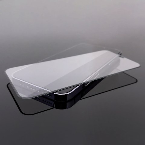 Folia szklana szkło hartowane z ramką do iPhone 14 Plus / 13 Pro Max Full Cover Flexi Nano - przezroczysty