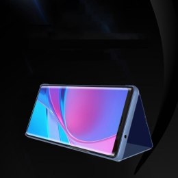 Futerał etui z klapką na Samsung Galaxy A22 4G Clear View Case - czarny