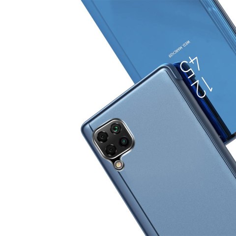 Futerał etui z klapką na Samsung Galaxy A22 4G Clear View Case - czarny