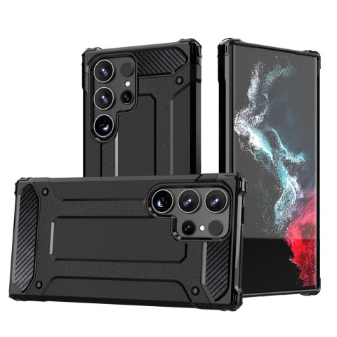 Pancerne hybrydowe etui na Xiaomi Redmi 14C Hybrid Armor - czarne