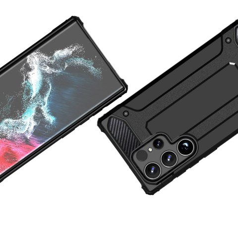 Pancerne hybrydowe etui na Xiaomi Redmi 14C Hybrid Armor - czarne