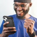 Etui elastyczny żelowy pokrowiec na tył plecki do iPhone 14 Plus Carbon Case - czarny