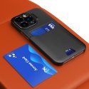 Etui pokrowiec portfel na kartę z podstawką na Samsung Galaxy S23+ Leather Stand Case - czarny