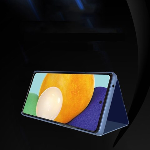 Futerał etui z klapką do Samsung Galaxy A73 Clear View Case - czarny