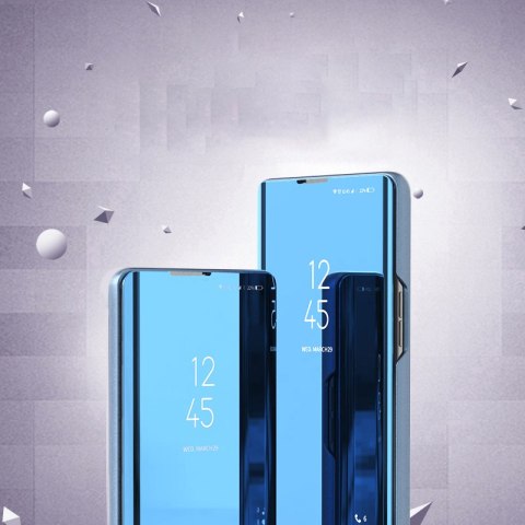 Futerał etui z klapką do Samsung Galaxy A73 Clear View Case - czarny